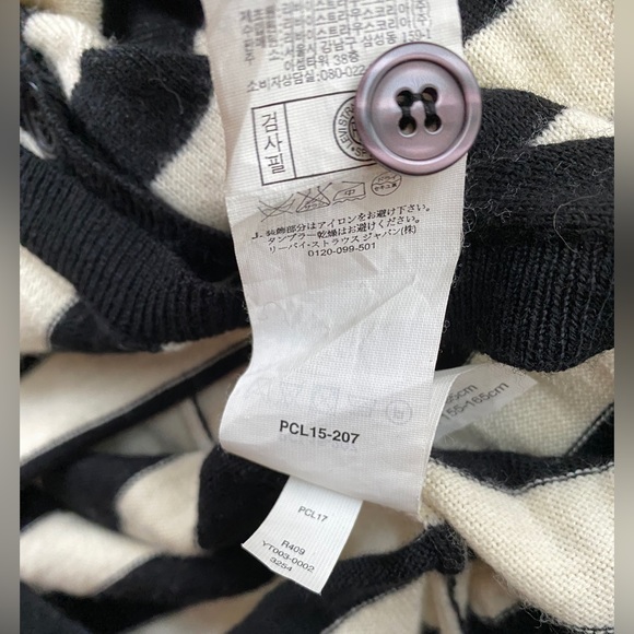 Levi's Lady Style x YOCO MORIMOTO Design Office Y.M.D.O 100% Wool cardigan. XS - Picture 6 of 10